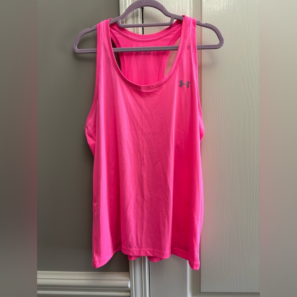 Women’s Under Armour Heat Gear racerback tanks